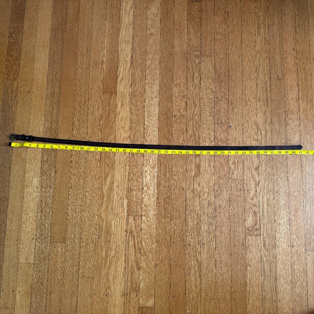 J Jill narrow brown leather belt - Picture 3 of 5